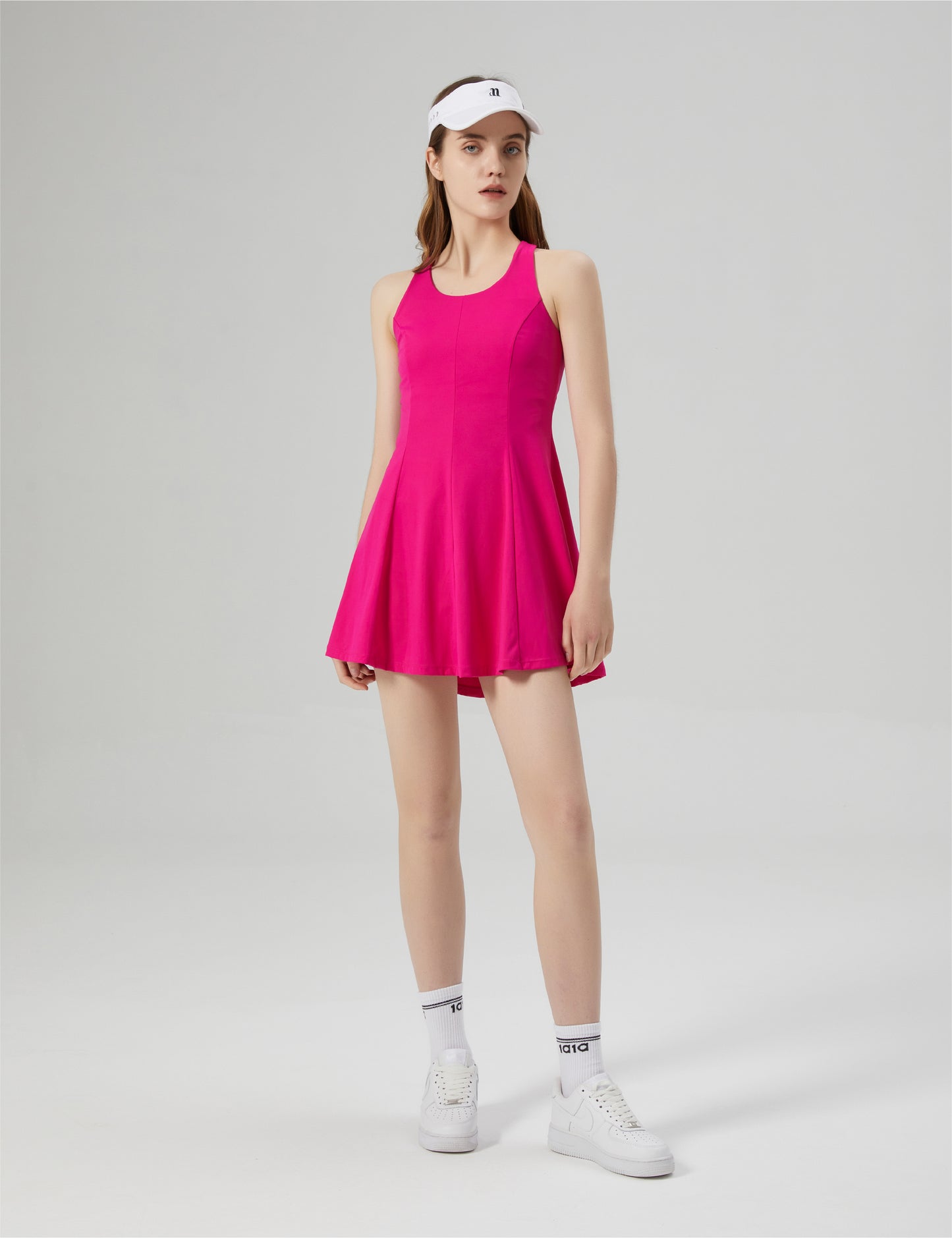 Court Crush Dewy Tennis Dress Dark Pink