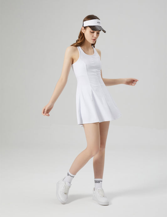 Court Crush Dewy Tennis Dress White